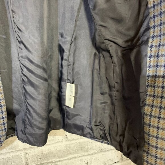 Vintage Lizsport Wool Blend Plaid Tweed Blazer - Picture 7 of 15